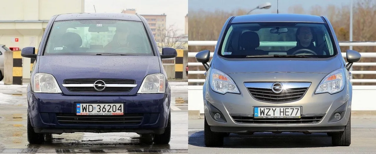 Opel Meriva A i B por&oacute;wnanie generacji