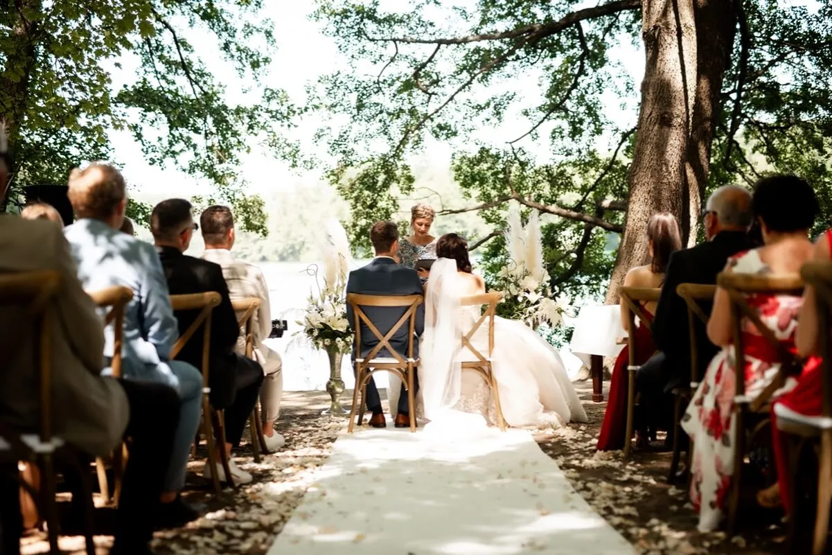 różnorodna para ślub humanistyczny plener