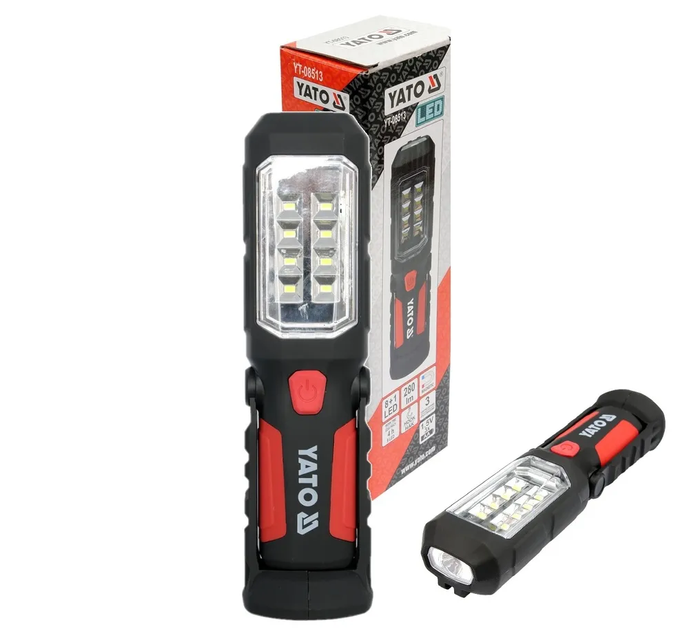 latarka warsztatowa z magnesem i czujnikiem ruchu