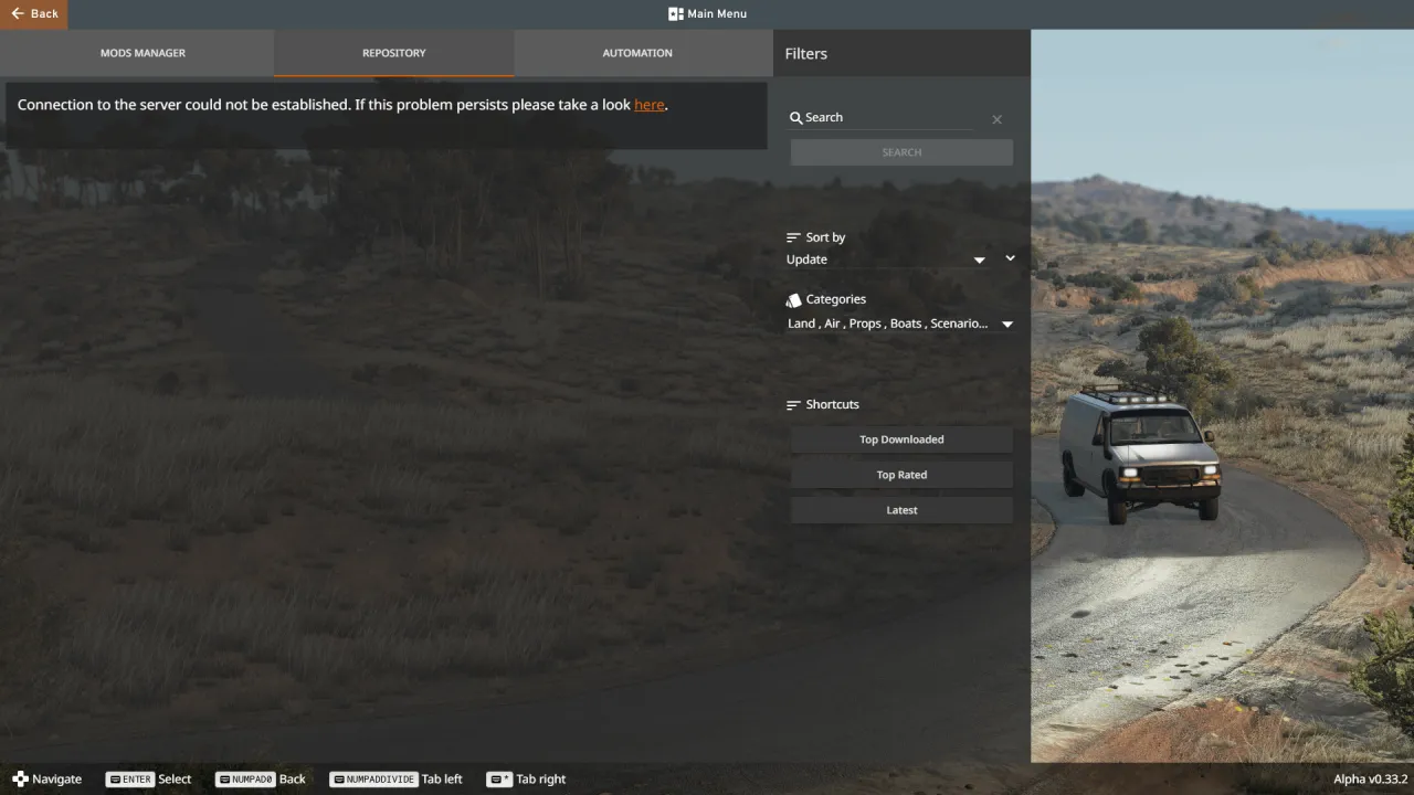 BeamNG.drive rozwiązywanie problemów z modami