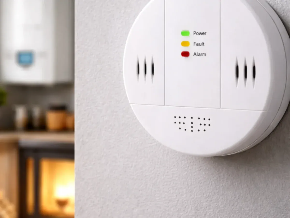 Czujnik czadu z zieloną diodą 