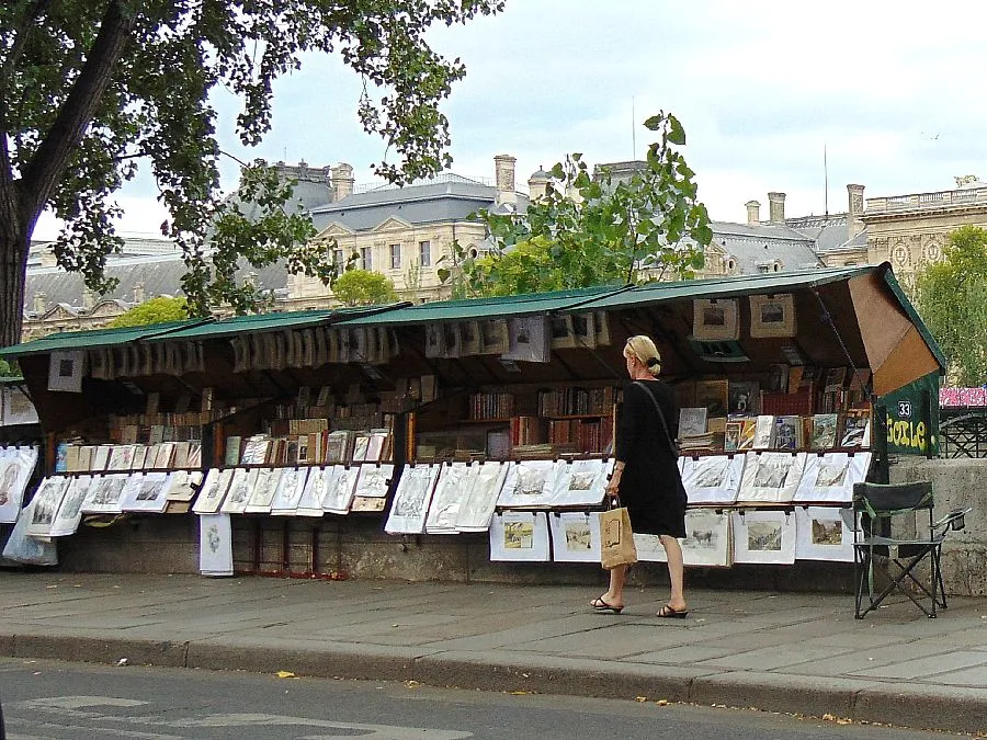 bukiniści nad Sekwaną