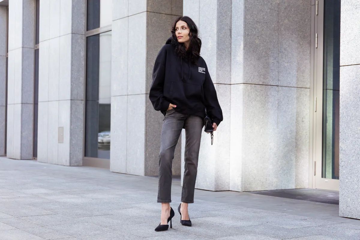 stylizacje bluza loose fit damska