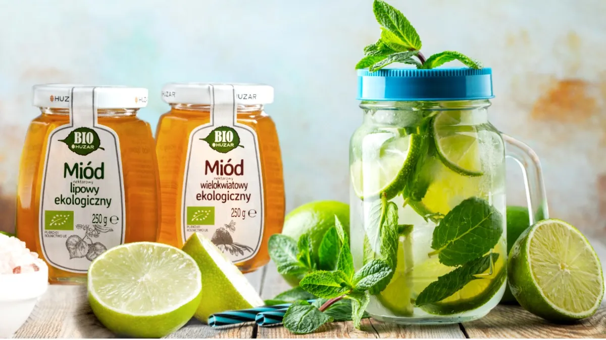 domowy izotonik z cytryną i miodem