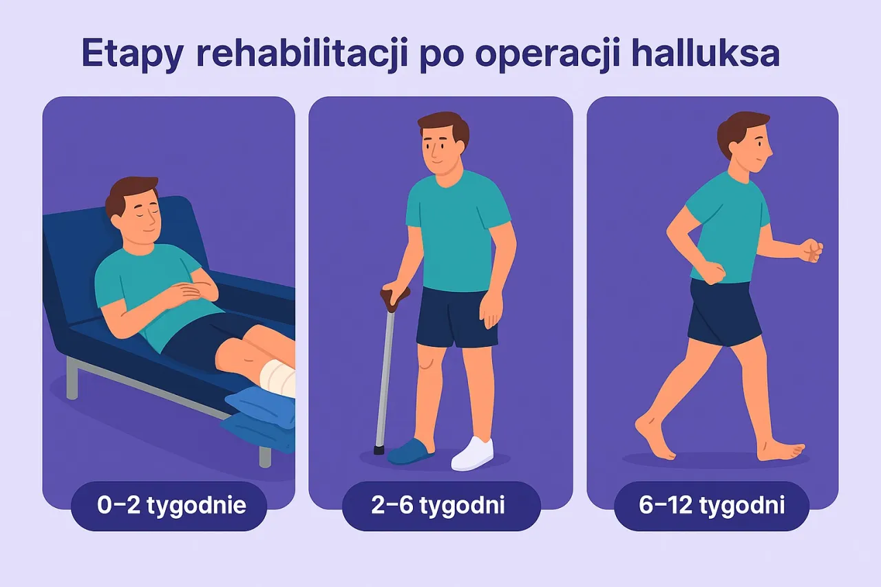 Rehabilitacja po operacji haluksa ćwiczenia
