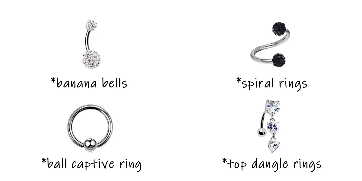Rodzaje pępków do piercingu i przeciwwskazania anatomiczne