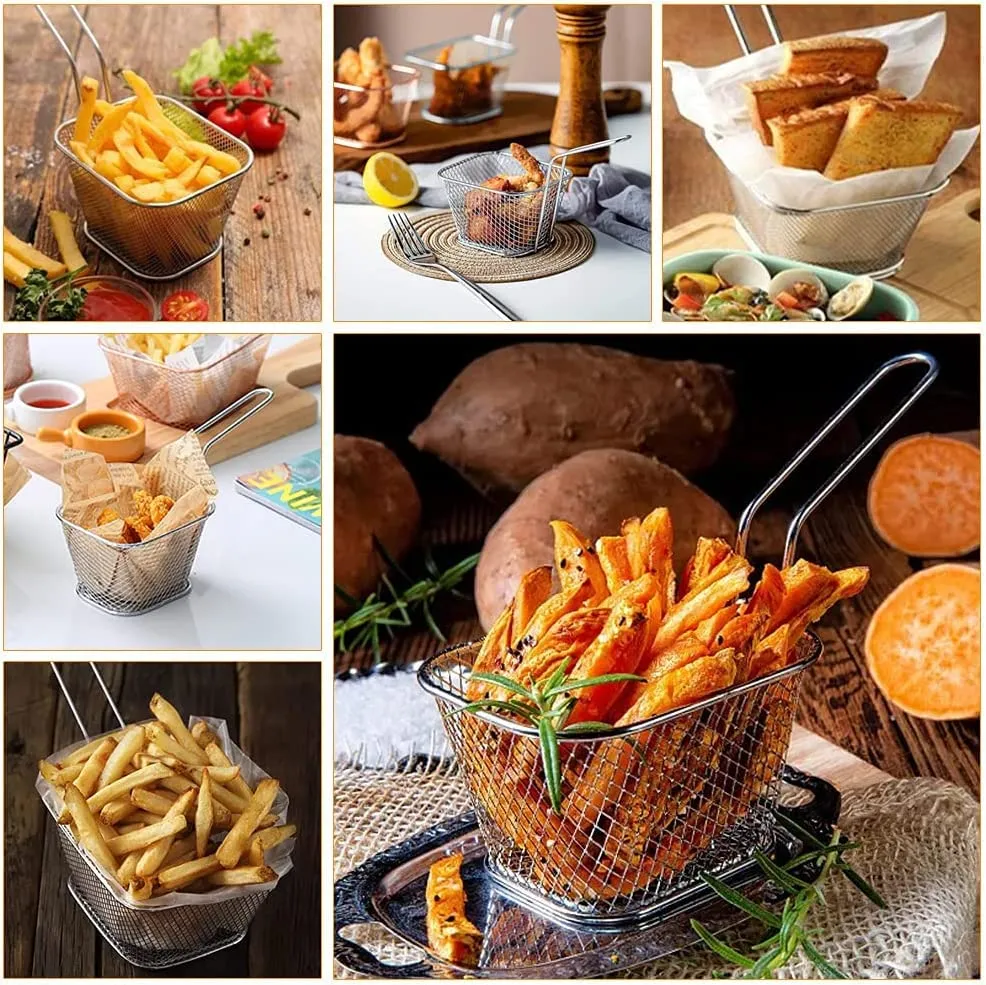 koszyk z ziemniakami na frytki r&oacute;żne odmiany