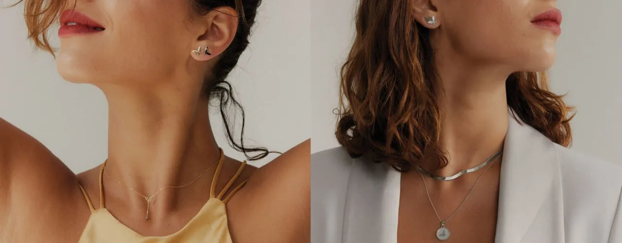 Biżuteria ślubna złoto srebro typ urody