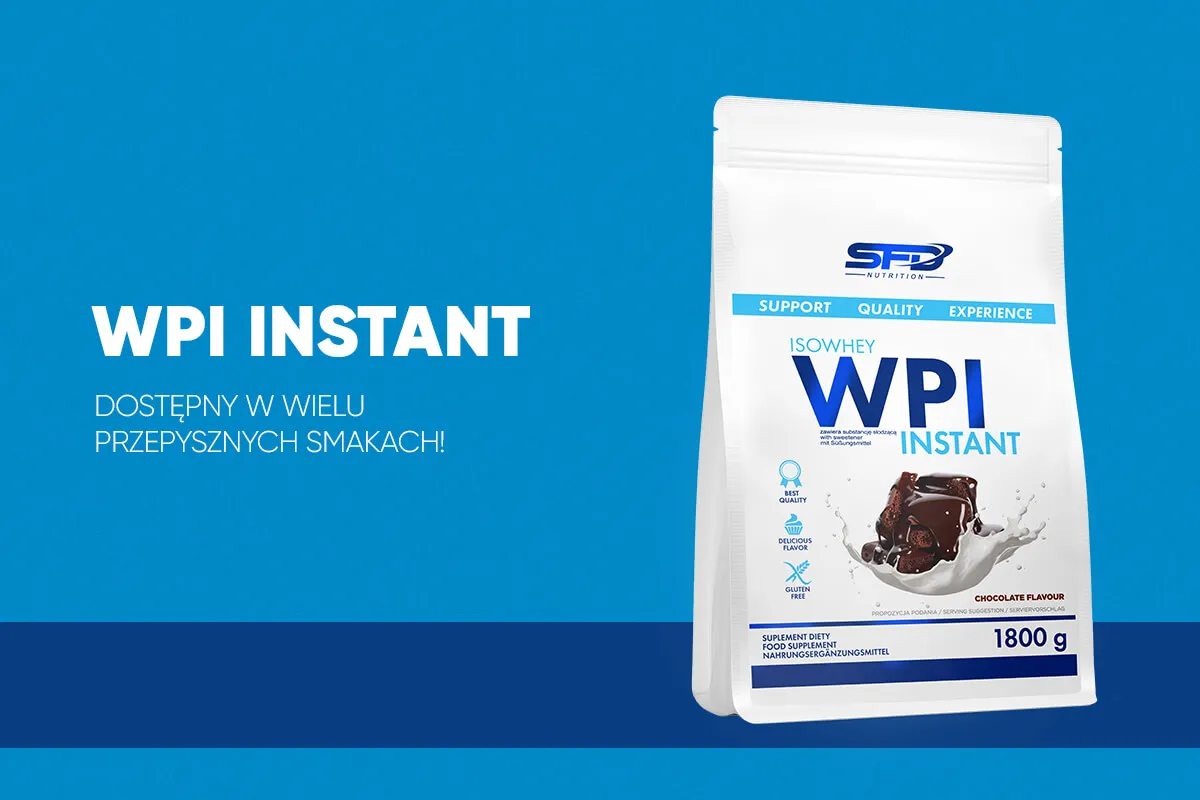 WPI INSTANT - kiedy pić białko przed czy po treningu? Czekoladowy smak, 1800g.