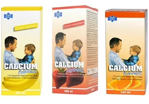 różne formy preparatów wapnia