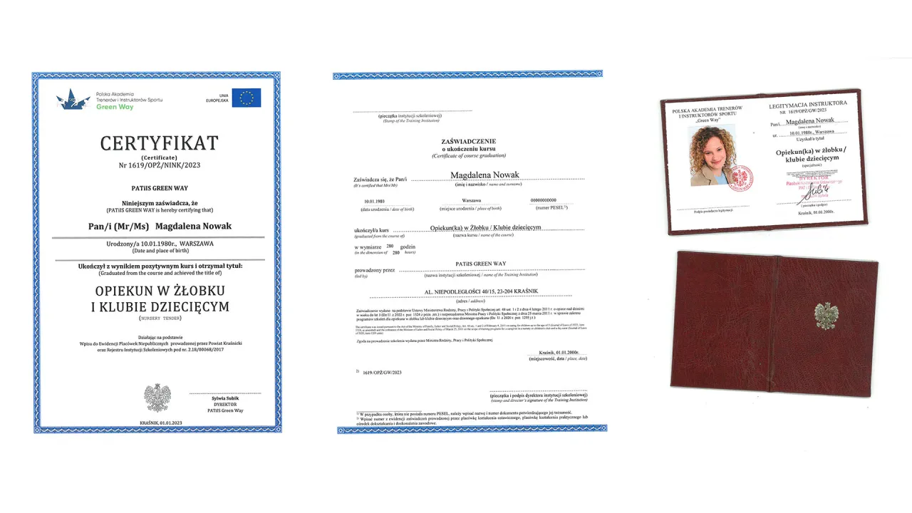 Koszty i dofinansowania kursu opiekunka żłobkowa