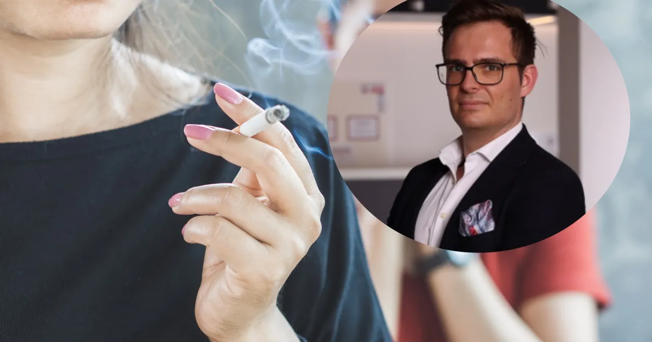 czynniki ryzyka raka płuca infografika, paczkolata kalkulator