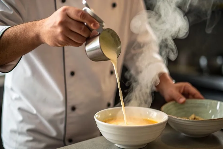 hartowanie śmietany do zupy