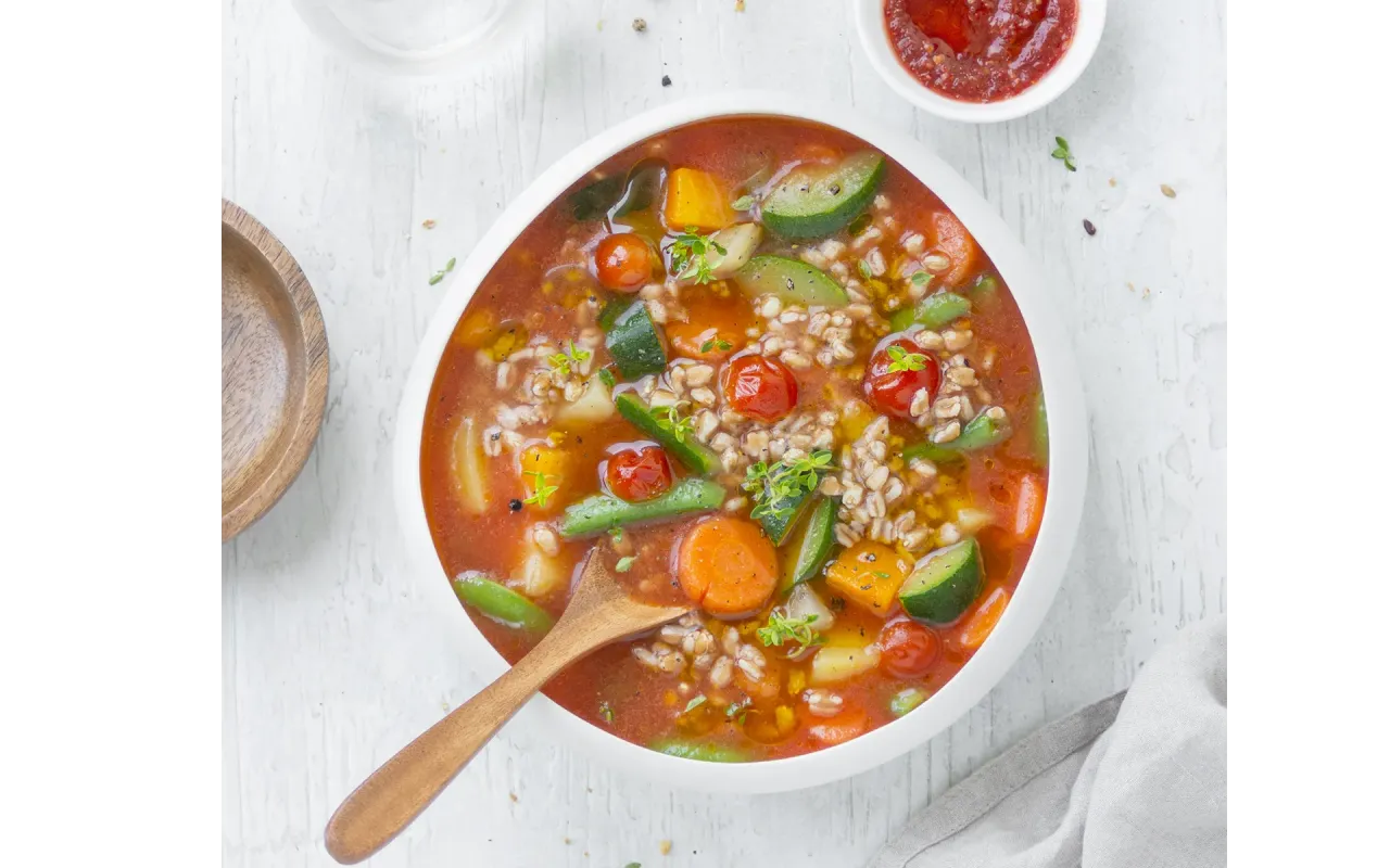 Minestra di farro e verdure varianti