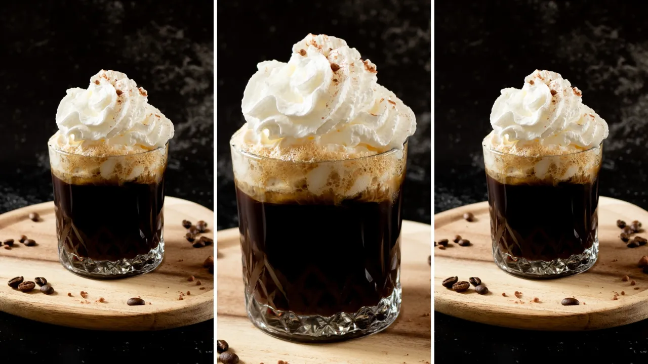 kawa z kremem whisky latte frappe