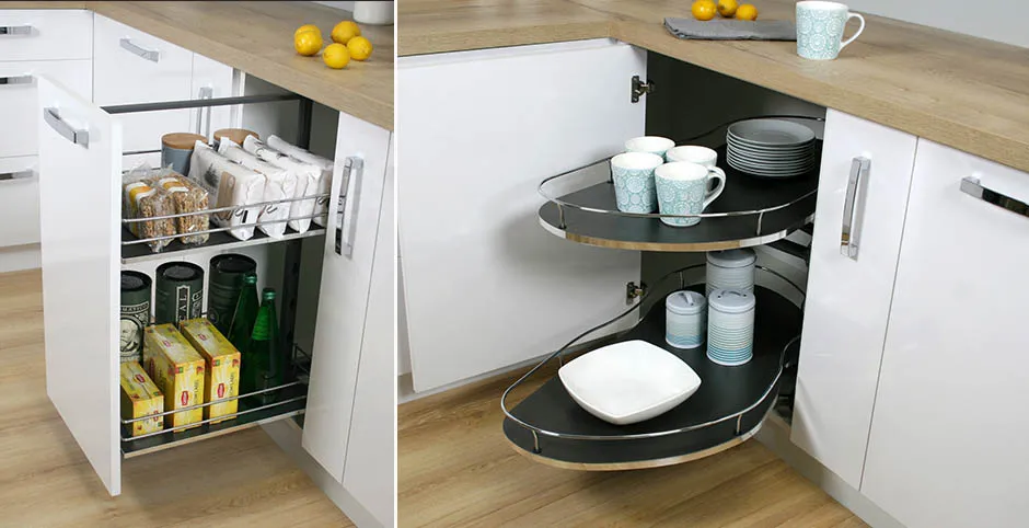 systemy cargo do szafek kuchennych