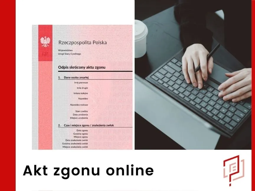 Wniosek o odpis aktu zgonu online i osobiście