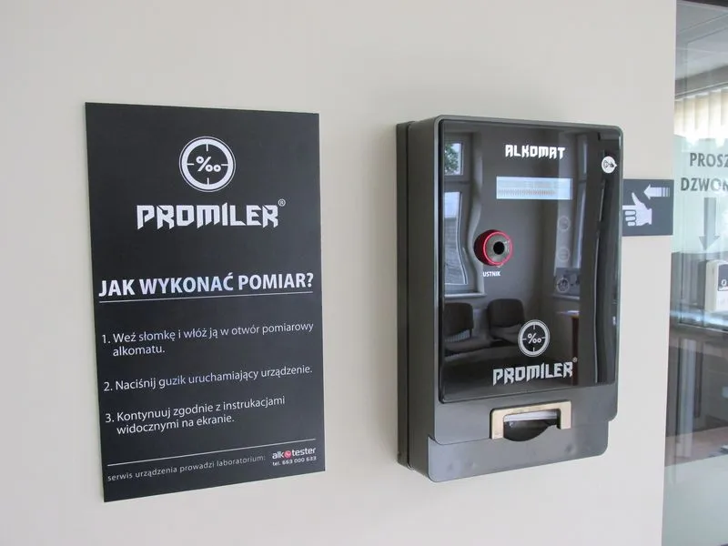 Komisariat policji alkomat