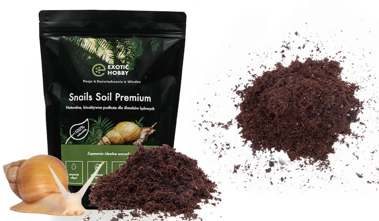 Podłoże dla ślimaka afrykańskiego