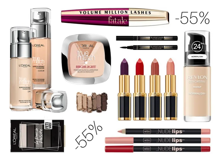 najlepsze kosmetyki do makijażu rossmann promocja