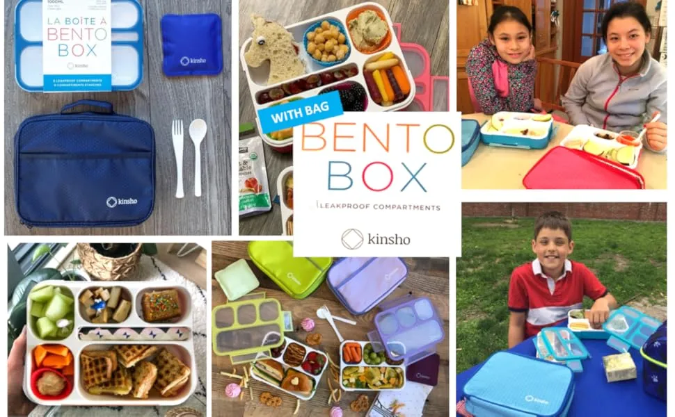 Collage de bolsas de almuerzo para oficina, para ni&ntilde;os y para deporte