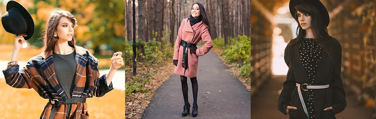 Modne paski do płaszczy jesień stylizacje