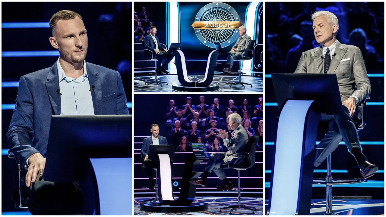 Uczestnik i prowadzący w studiu 