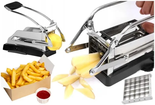 różne grubości krojenia frytek