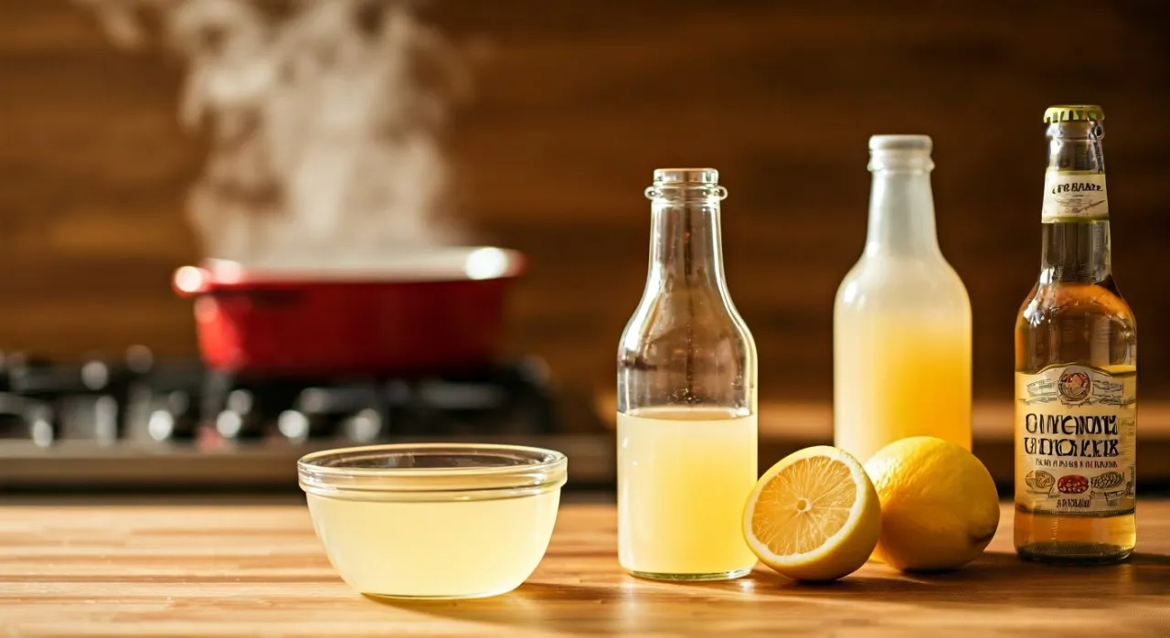 kwaśne wino w kuchni marynaty sosy