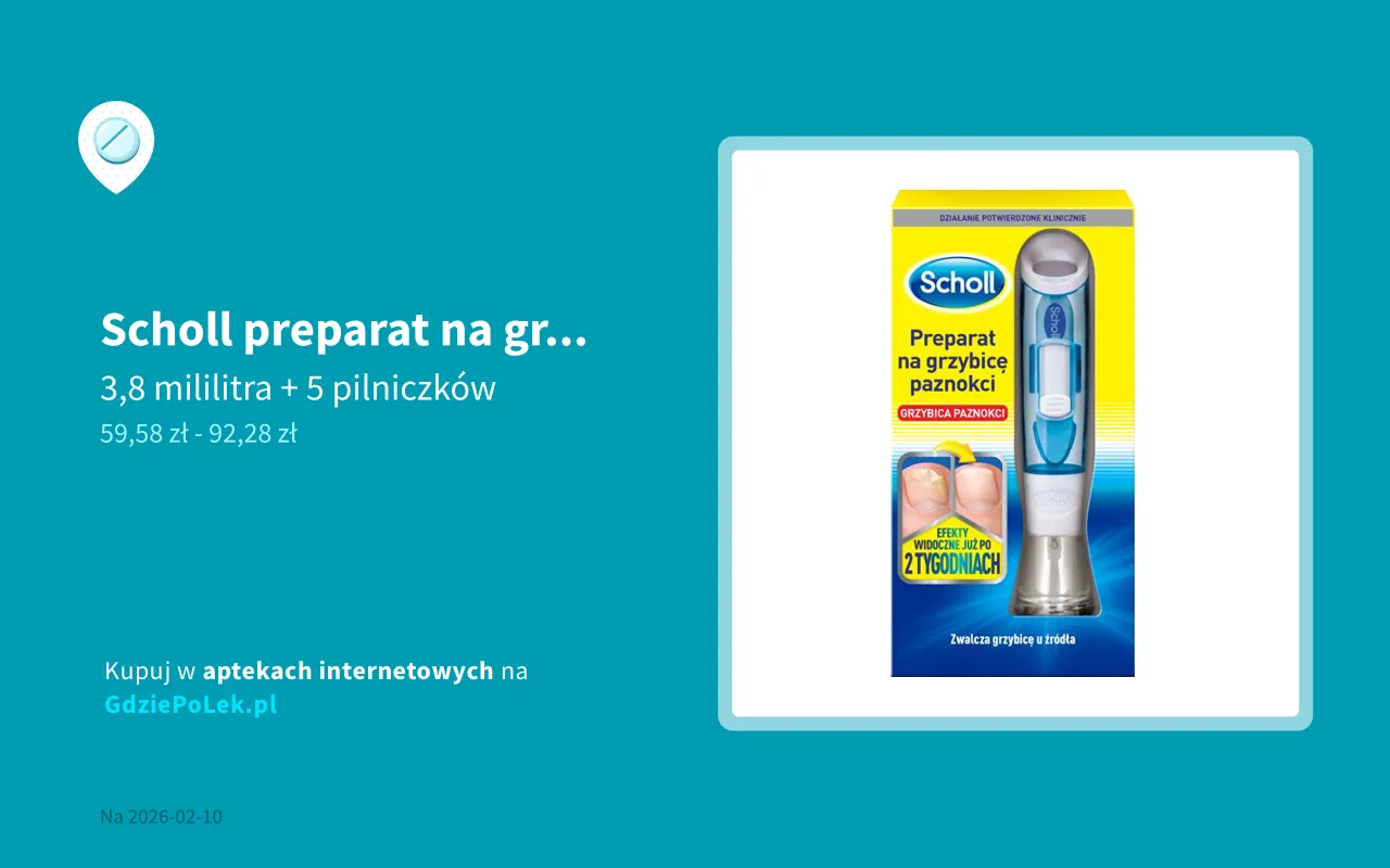 preparaty na grzybicę paznokci apteka