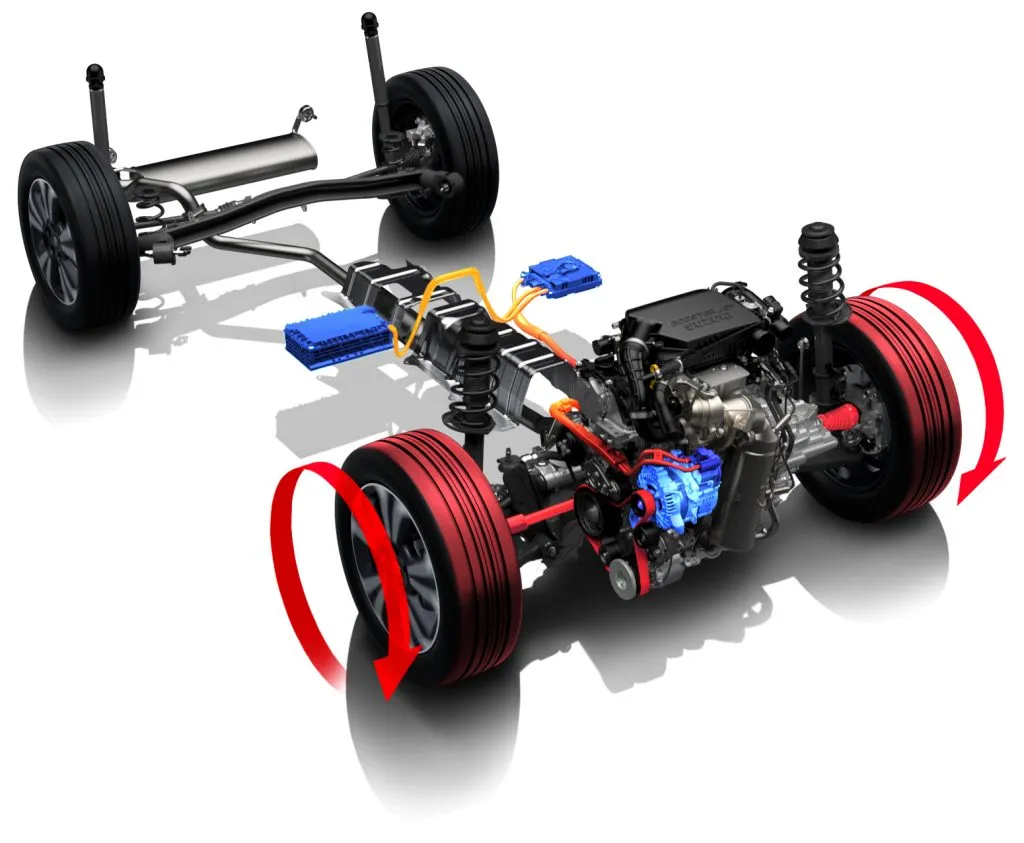 silnik hybrydowy schemat działania start stop