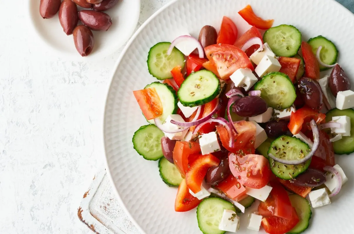 Horiatiki sałatka grecka bez sałaty
