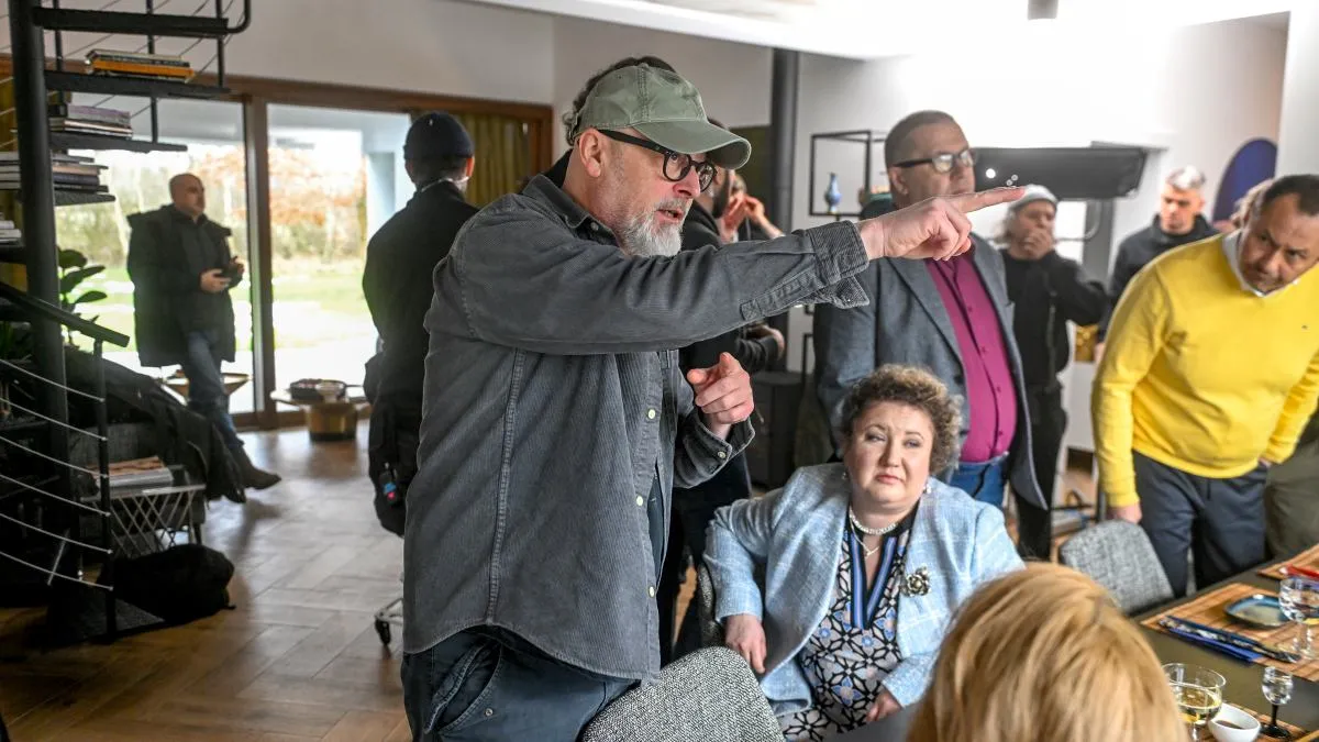 Wojciech Smarzowski na planie filmowym