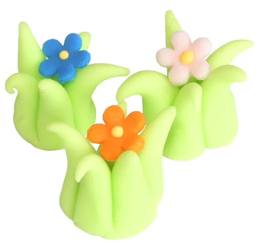 ozdoby z masy cukrowej figurki kwiaty