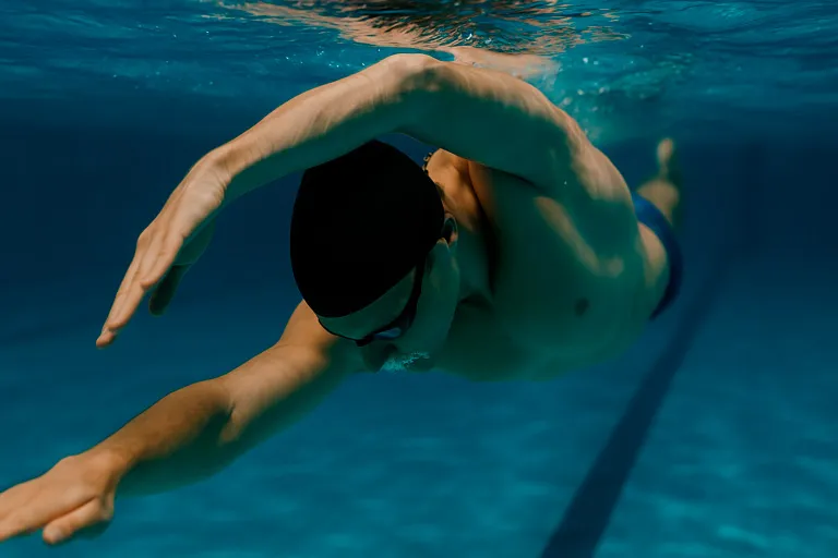 błędy w oddychaniu podczas pływania, prawidłowa pozycja głowy w kraulu