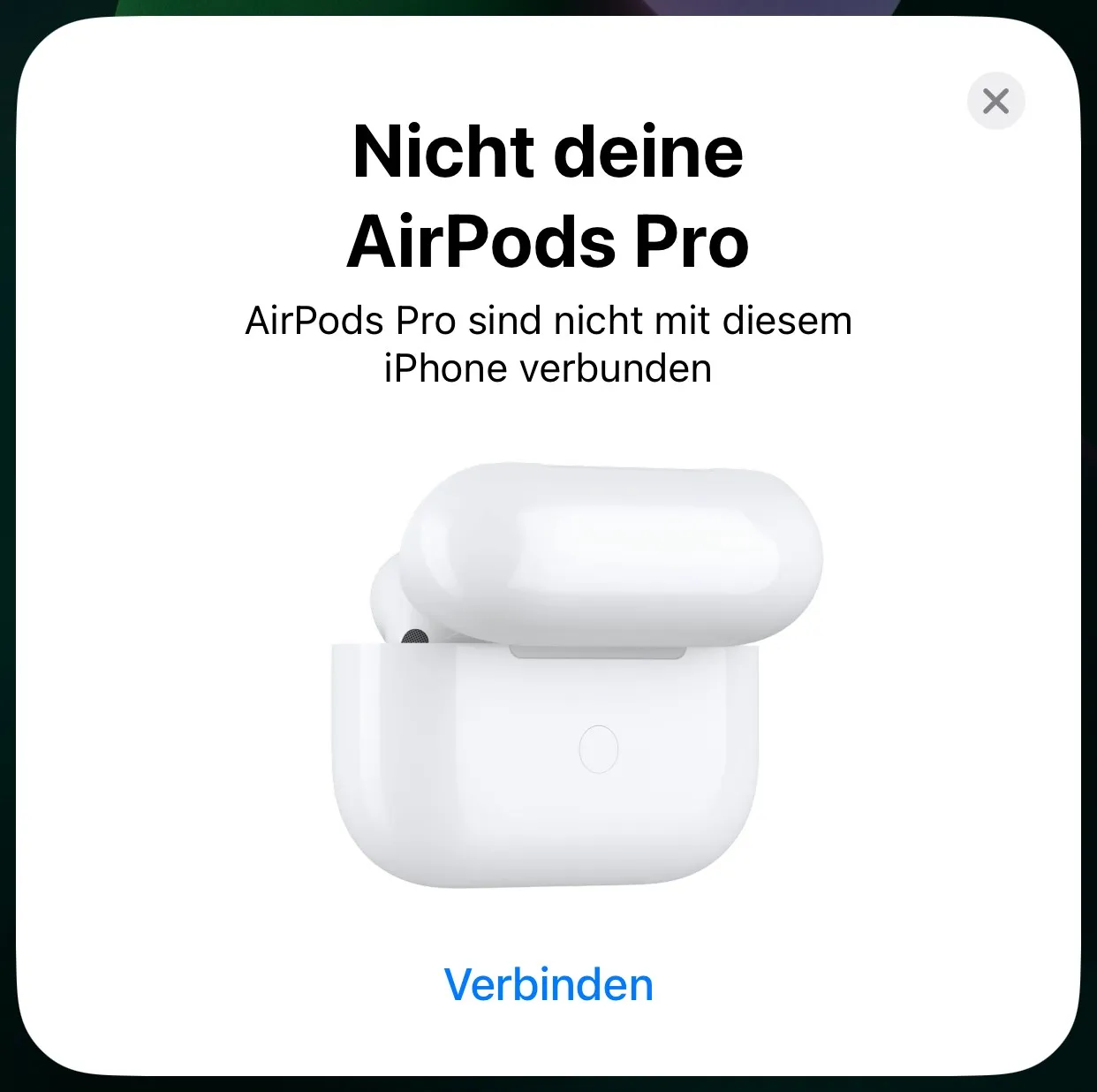 AirPods zurücksetzen LED