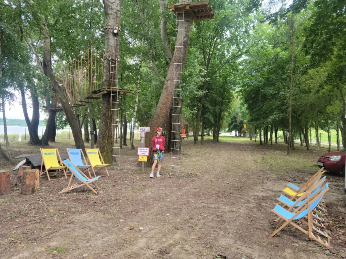 Park linowy Tarnobrzeg trasy dla dzieci i dorosłych