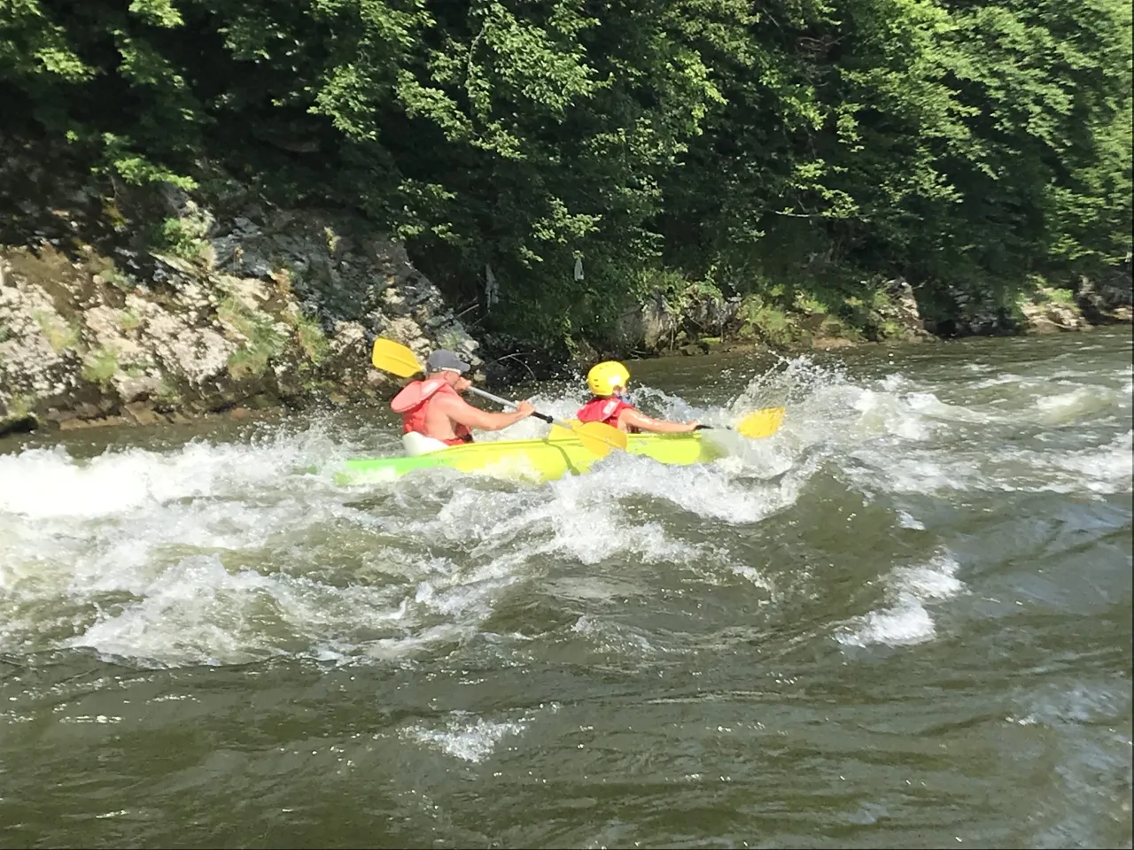 Przełom Dunajca kajaki spływ g&oacute;rski