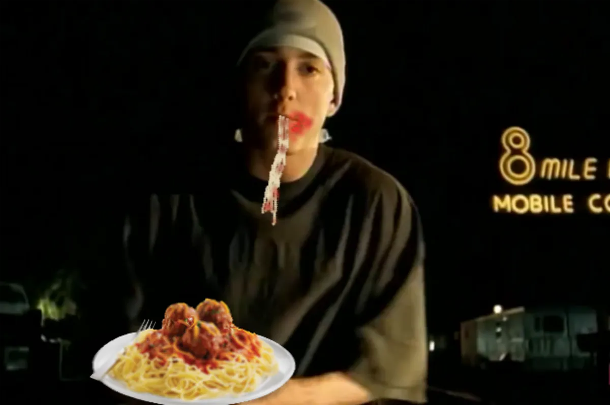 Eminem 8 mila scena spaghetti