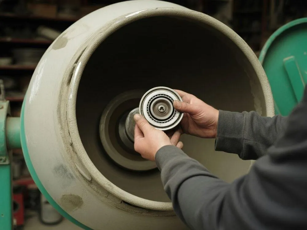 betoniarka 150l hałasujące łożyska