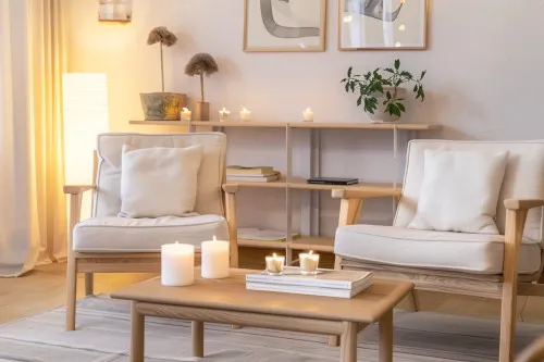 inspiracje salon bez kanapy, aranżacje alternatywne siedziska