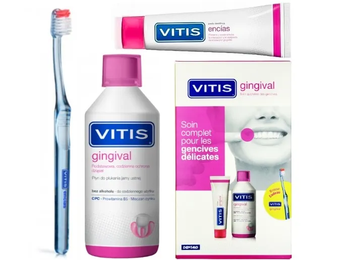 Pasta do zębów z fluorem i płyn do płukania ust