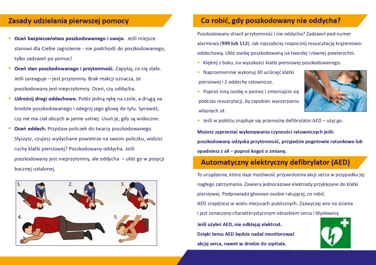 Utrata umiejętności pierwszej pomocy