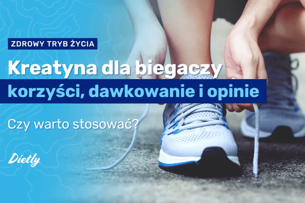 kreatyna dla biegacza infografika