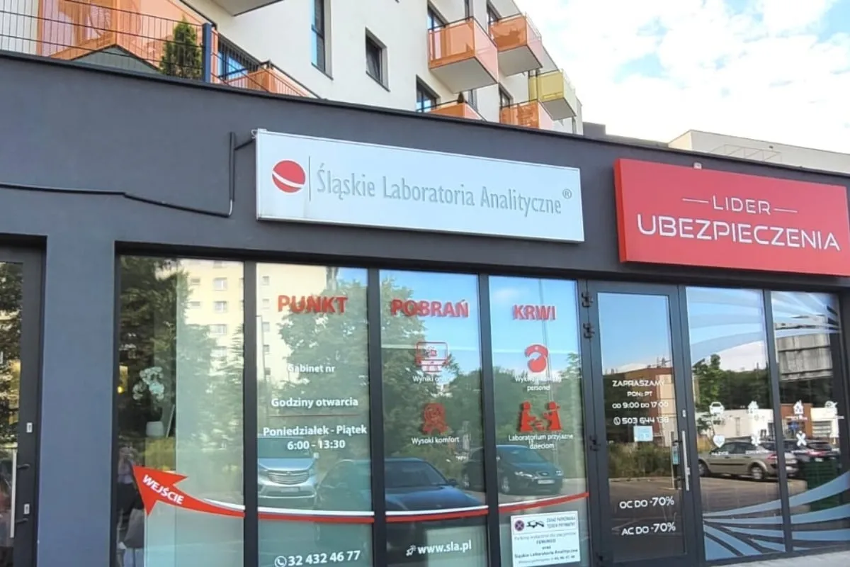 Śląskie Laboratoria Analityczne – punkt pobrań krwi. Szybka diagnostyka gdzie laboratorium jest łatwo dostępne.