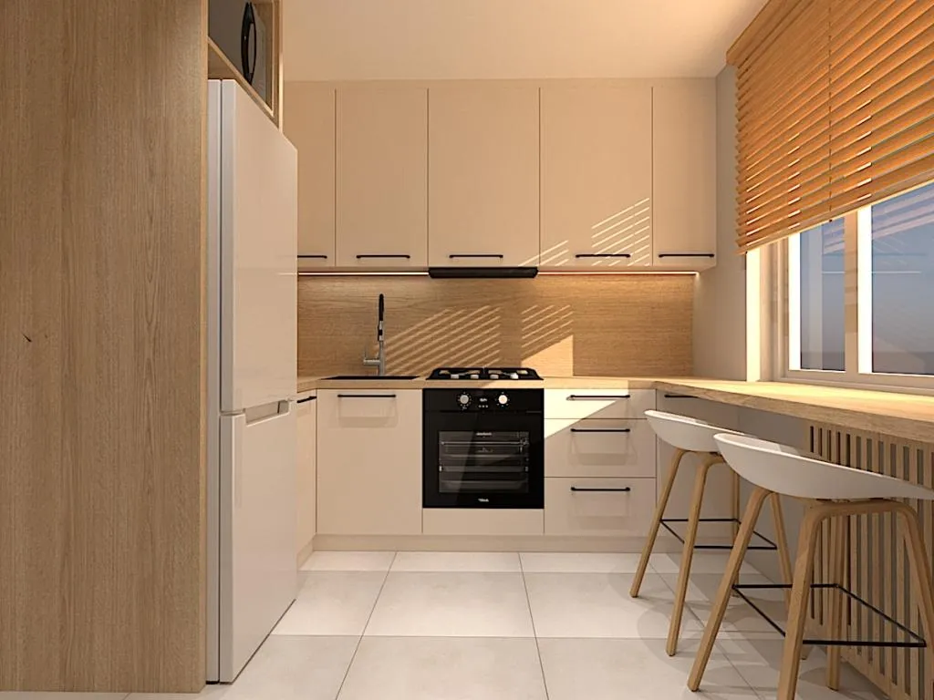 układy kuchni w bloku inspiracje