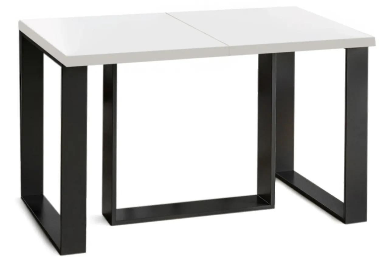 Biały st&oacute;ł z zabezpieczonym blatem