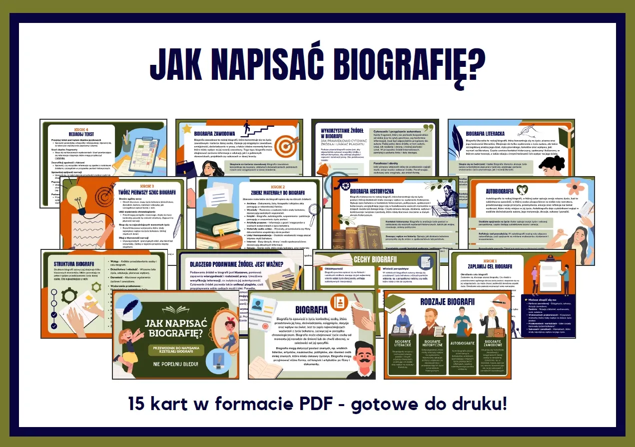 Przykładowa struktura biografii edukacyjnej