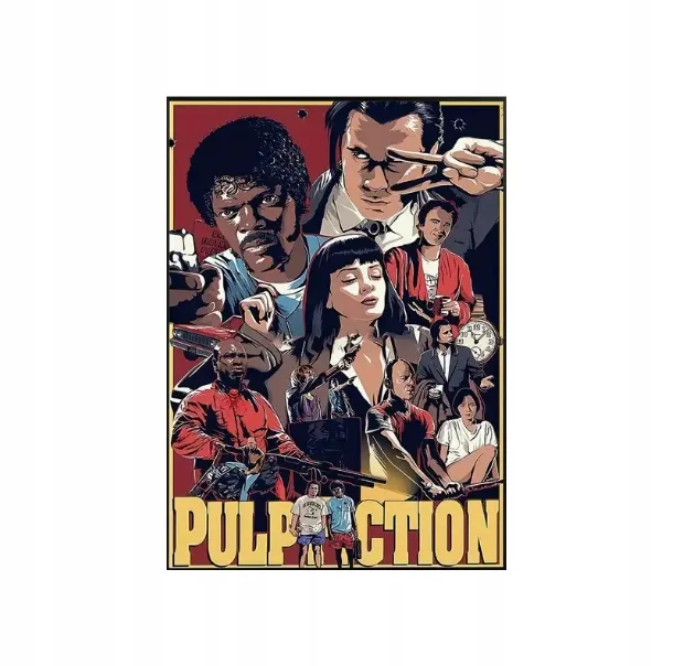 Pulp Fiction bohaterowie plakaty