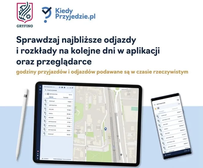 Aplikacja kiedy-przyjedzie.pl Ostrów Wielkopolski screenshot